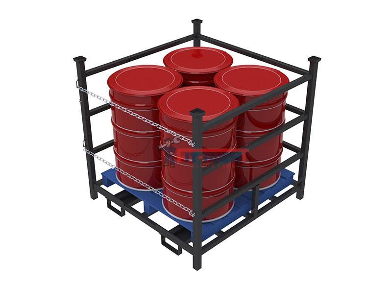 Steel-Drum-pallet-for-210-ltrs-drumsvertical-Position