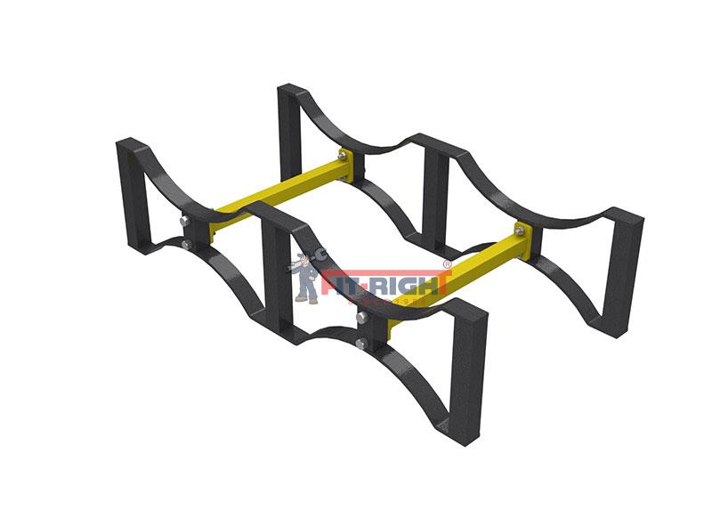 Steel-small-drum-pallet-for-20-ltr-drums-Horizontal-Position