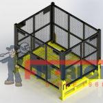 COLLAPSIBLE CAGE BIN PALLET