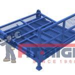 COLLAPSIBLE CAGE BIN PALLET